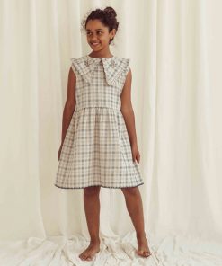 LIILU - Kleid "CAMILA", check, Biobaumwolle