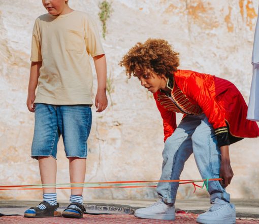 Me&Mine -  Gummitwist "Jumping Bands", NEONGELB – Bild 5