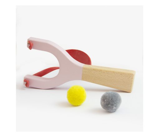 Me&Mine -  Holzschleuder "Slingshot", Pink