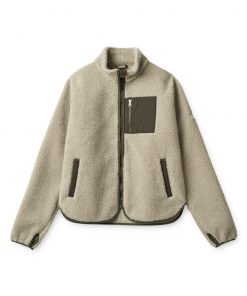 Liewood -  Mom-Jacke, Teddyjacke "Nelson", Mist/Army Brown