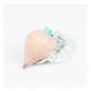 Me&Mine -  Wurfkreisel mit Seil "Wooden Top", Mint