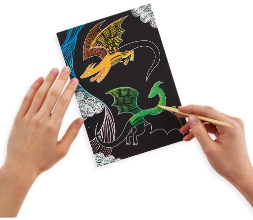 OOLY - Kratzbilder, Scratch & Scribble "Magical Unicorn" Artist Set – Bild 2