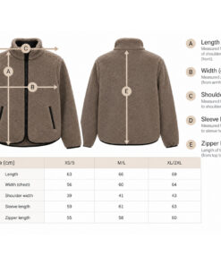 Alwero - Teddy Wolljacke "LEO", Gepard, unisex – Bild 3