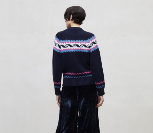 The New Society - Pullover Woman "Andy", Alpaca/Wolle Mix – Bild 4