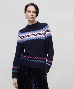 The New Society - Pullover Woman "Andy", Alpaca/Wolle Mix