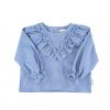 PiuPiuChick - Bluse "Kariert", White/Blue, Biobaumwolle