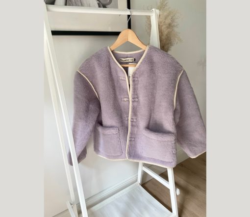 Alwero - LIMITED EDITION, Jacket Women CLOUDY, Biowolle, Lilanice – Bild 3