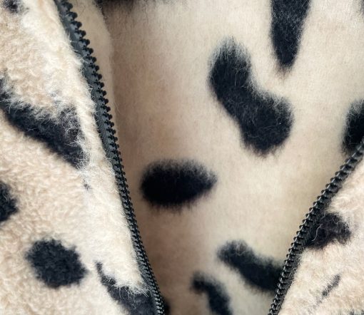 Alwero - Teddy Wolljacke "LEO", Gepard, Biowolle – Bild 2