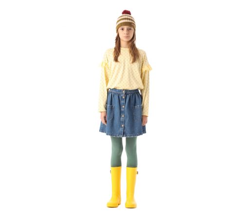 PiuPiuChick - Longsleeve "Boats", Yellow, Biobaumwolle – Bild 3