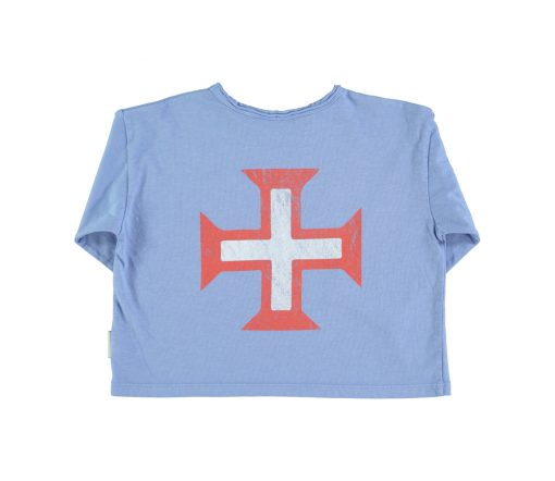 PiuPiuChick - Longsleeve "Sea People", Sea Blue, Biobaumwolle – Bild 2