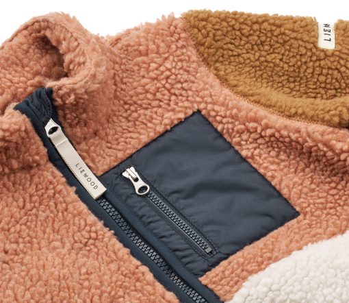 Liewood -  Teddyjacke "Nolan", Tuscany Rose Multi Mix – Bild 2