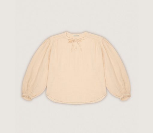 The New Society - Bluse "OLIVIA", Sand, Biobaumwolle