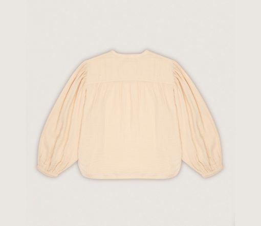 The New Society - Bluse "OLIVIA", Sand, Biobaumwolle – Bild 2