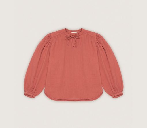 The New Society - Bluse "OLIVIA", Cedar Wood, Biobaumwolle