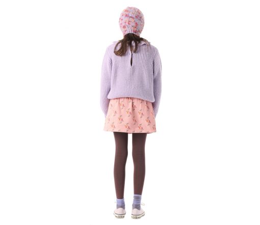 PiuPiuChick - Strickpullover "Collar", Lilac, Alpaka/Wolle Mix – Bild 5