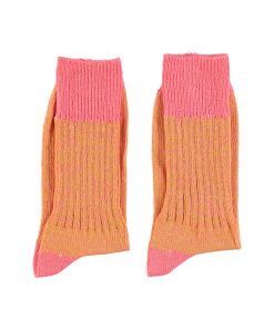 PiuPiuChick - Socken, Pink&Orange