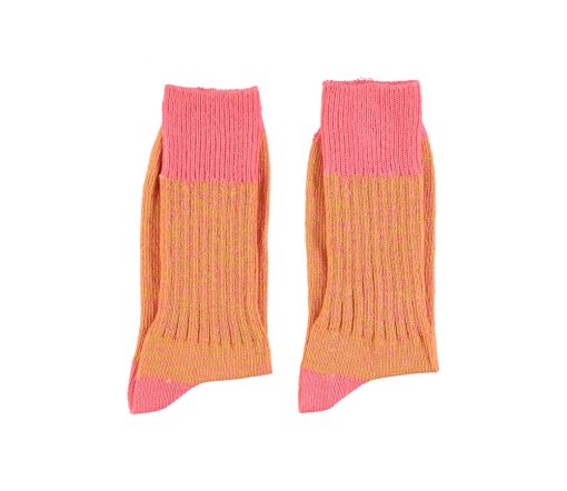 PiuPiuChick - Socken, Pink&Orange