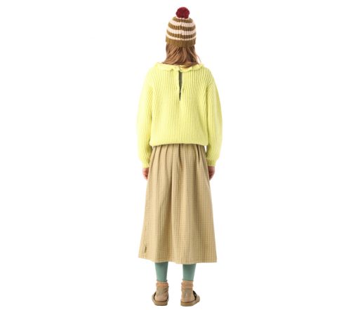 PiuPiuChick - Strickpullover "Collar", Mint, Alpaka/Wolle Mix – Bild 3