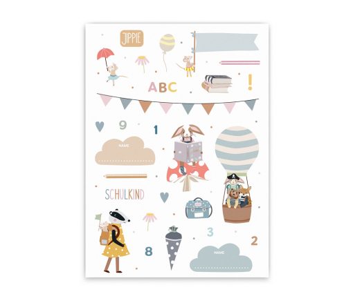 Nellie&Finn - Sticker "SCHULE" – Bild 3