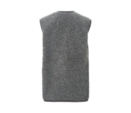 Alwero - Bodywarmer "Alpen" Adult, Biowolle, GRAPHITE, unisex – Bild 2