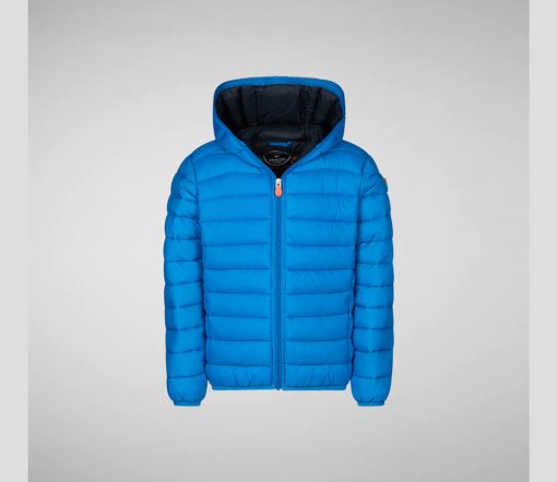 Save the Duck - Übergangs-Daunenjacke mit Kapuze "DONY", Vegan, blue berry – Bild 3