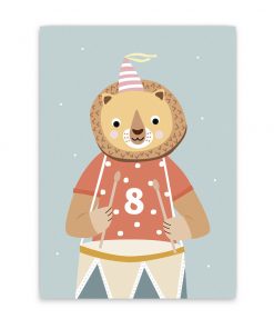 Nellie&Finn - Postkarte "8. GEBURTSTAG"