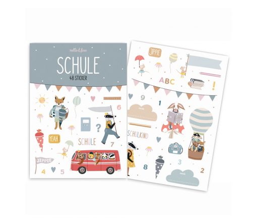 Nellie&Finn - Sticker "SCHULE" – Bild 2