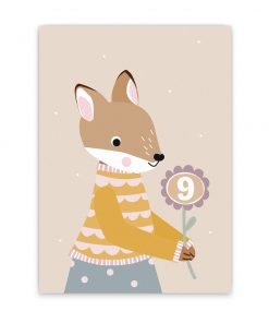 Nellie&Finn - Postkarte "9. GEBURTSTAG"