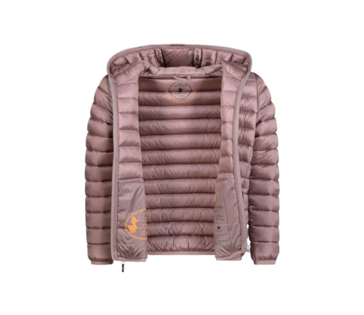 Save the Duck - Übergangs-Daunenjacke mit Kapuze "IRIS", Vegan, misty rose – Bild 5