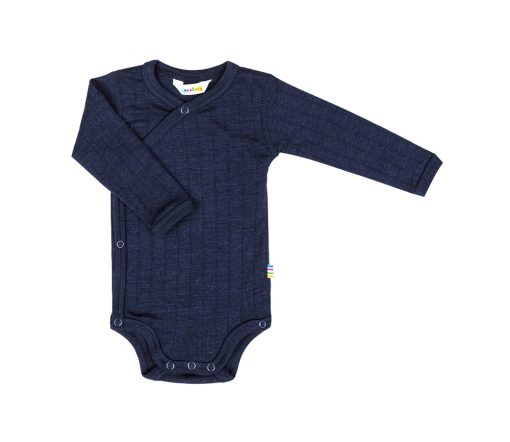 JOHA - Wickelbody, Merinowolle, Navy