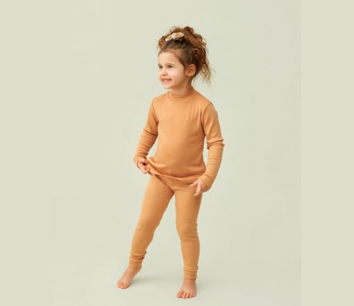 Mainio - Longsleeve, Bio Merinowolle, Biscuit – Bild 3