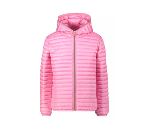 Save the Duck - Leichte Übergangsjacke mit Kapuze "ROSY", Vegan, aurora pink – Bild 3