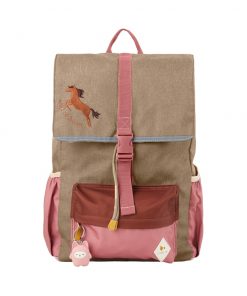 Fabelab - Schulrucksack "Wild at heart", rose mix