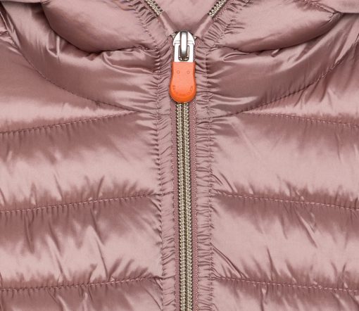 Save the Duck - Übergangs-Daunenjacke mit Kapuze "IRIS", Vegan, misty rose – Bild 3