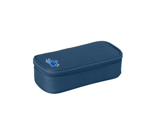 Fabelab - Stiftemäppchen "Time for School", navy
