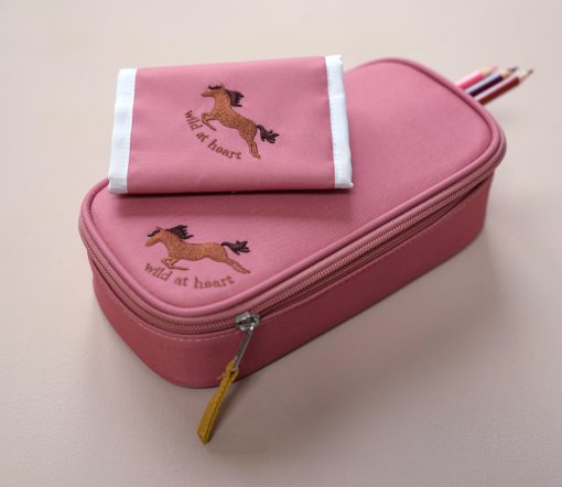 Fabelab - Stiftemäppchen "Time for School", rose mix – Bild 3