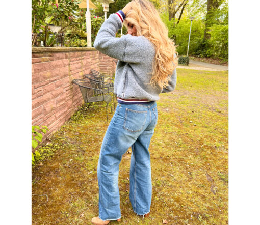 Alwero - Jacke BOOM, Grey Denim, Biowolle, ultra leicht – Bild 6
