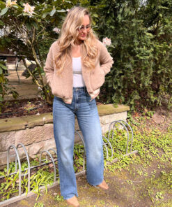 Alwero - Jacke BOOM, Tan, Biowolle, ultra light