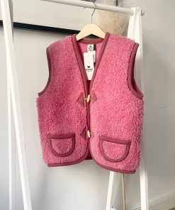 Alwero - Bodywarmer Alpen Junior, Biowolle, PINK (limited edition)