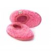 Alwero - Hausschuhe, Ballerina Junior, PINK, Biowolle