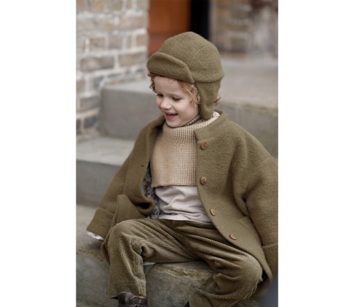 Huttelihut -  Schal "AJAS", Merino Wolle, camel – Bild 2