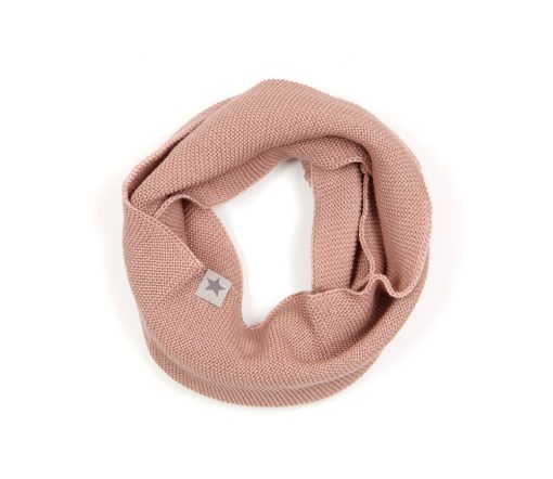 Huttelihut -  Schal "SNOOD", Merino Wolle, dusty rose