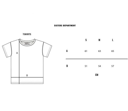 Sisters Department - T-Shirt, white, Leinen – Bild 3
