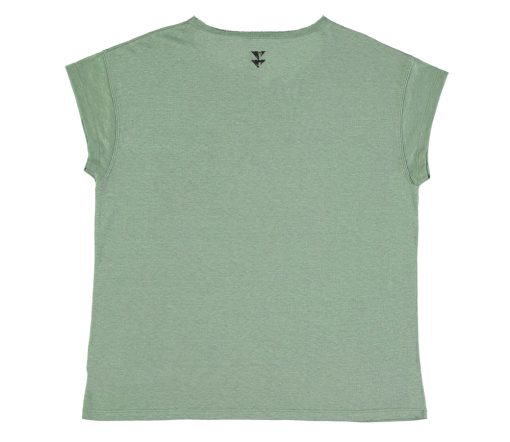 Sisters Department - T-Shirt, olive, Leinen – Bild 2