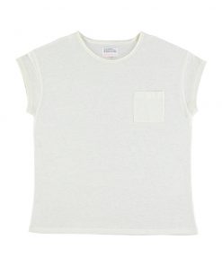 Sisters Department - T-Shirt, white, Leinen