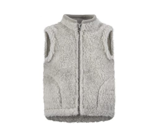 Alwero - Bodywarmer WALKER Adult, Biowolle, Light Grey, unisex