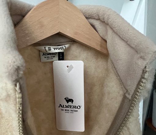 Alwero - Bodywarmer WALKES Junior, Biowolle, Beige – Bild 4