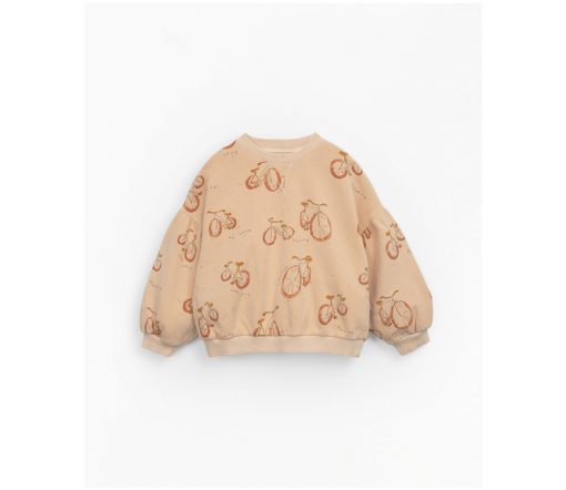 PLAY UP - Sweater mit Fahrräder, "Mother Lucia", Circular, BioBaumwolle GOTS