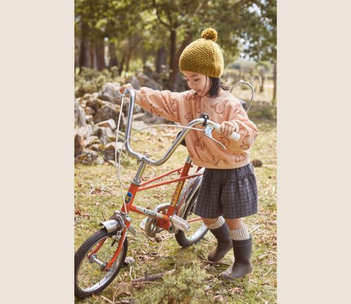 PLAY UP - Sweater mit Fahrräder, "Mother Lucia", Circular, BioBaumwolle GOTS – Bild 3