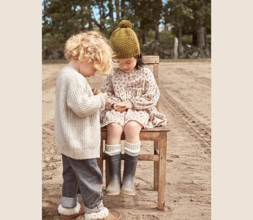 PLAY UP - Kleid mit Muster, Susanna Melange, BioBaumwolle GOTS – Bild 3